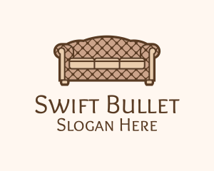 Retro Sofa Furniture logo design