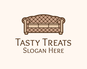 Retro Sofa Furniture logo design