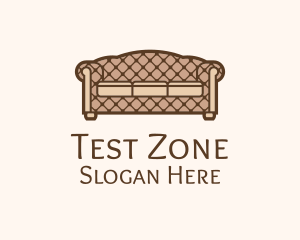 Retro Sofa Furniture logo design