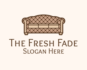 Retro Sofa Furniture logo design