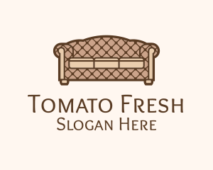 Retro Sofa Furniture logo design