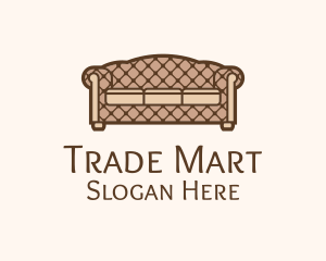 Retro Sofa Furniture logo design