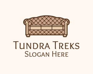 Retro Sofa Furniture logo design