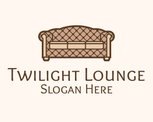 Retro Sofa Furniture logo design