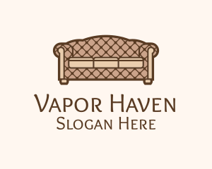 Retro Sofa Furniture logo design