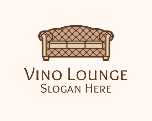 Retro Sofa Furniture logo design