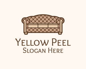 Retro Sofa Furniture logo design