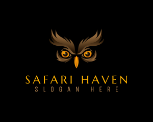 Safari Owl Eyes logo design