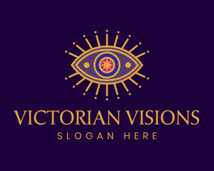 Spiritual Tarot Eye logo design