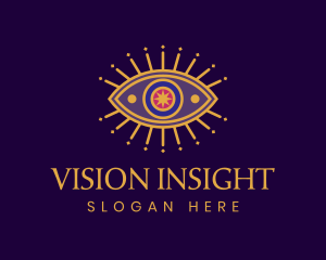 Spiritual Tarot Eye logo design