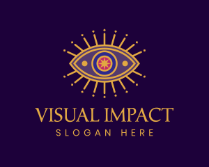 Spiritual Tarot Eye logo design