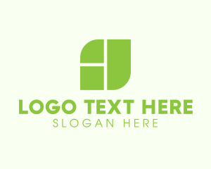 Abstract Leaf Nature Business logo