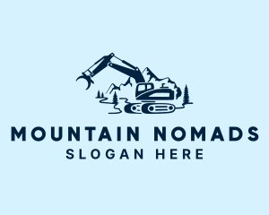 Blue Mountain Logging logo design