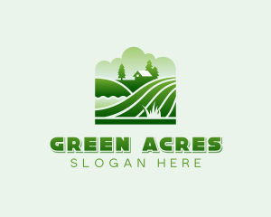 Field Lawn Landscaping logo design