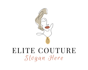 Luxury Jewelry Fashion logo design