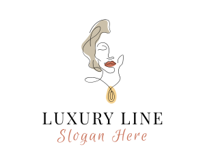 Luxury Jewelry Fashion logo design