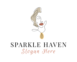 Luxury Jewelry Fashion logo design