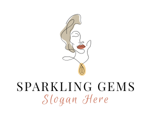 Luxury Jewelry Fashion logo design