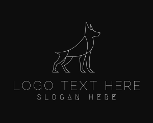 Elegant Dog Trainer logo