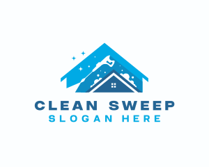 Pressure Washer Cleaning logo design