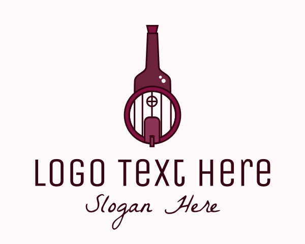 Wine Barrel logo example 4