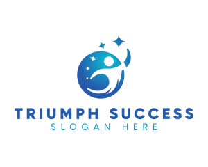 Human Leader Success logo design