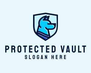 Security Shield Dog logo design