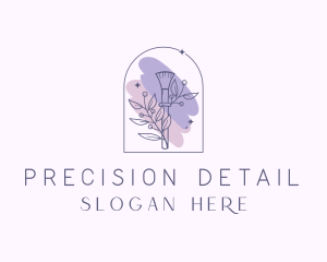 Natural Cosmetics Brush Logo