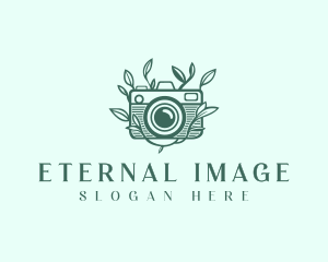 Floral Elegant Camera logo design