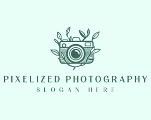 Floral Elegant Camera logo design