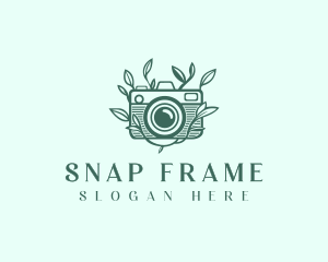 Floral Elegant Camera logo design