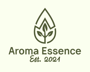 Leaf Spa Essential Oil logo design