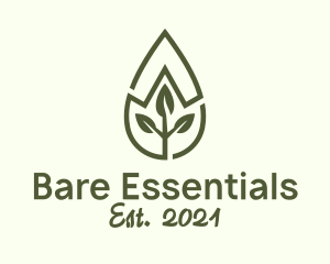 Leaf Spa Essential Oil logo design