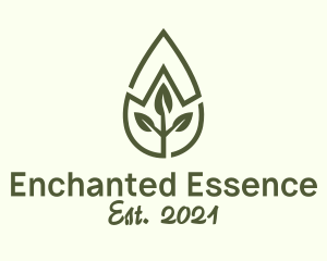 Leaf Spa Essential Oil logo design