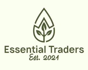 Leaf Spa Essential Oil logo design