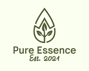 Leaf Spa Essential Oil logo design