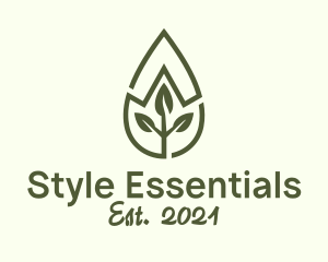 Leaf Spa Essential Oil logo design