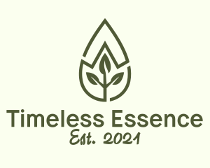 Leaf Spa Essential Oil logo design