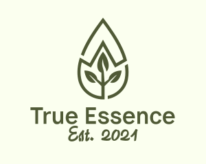 Leaf Spa Essential Oil logo design