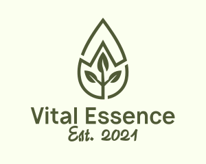 Leaf Spa Essential Oil logo design