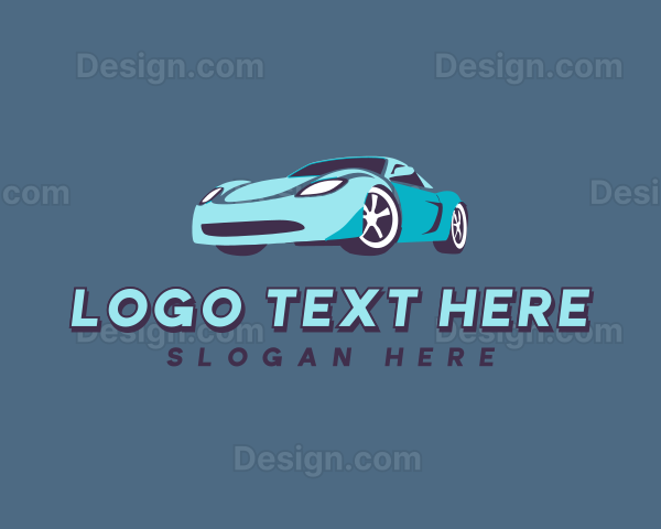 Auto Racing Sports Car Logo