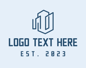 Geometric City Building  logo