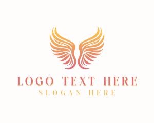 Heavenly Angel Wings logo