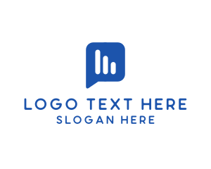 Blue Messaging Application logo