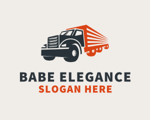 Cargo Truck Transport   logo design