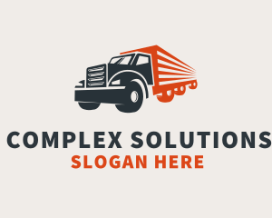 Cargo Truck Transport   logo design