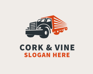 Cargo Truck Transport   logo design