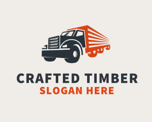 Cargo Truck Transport   logo design