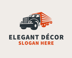 Cargo Truck Transport   logo design