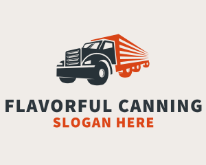 Cargo Truck Transport   logo design